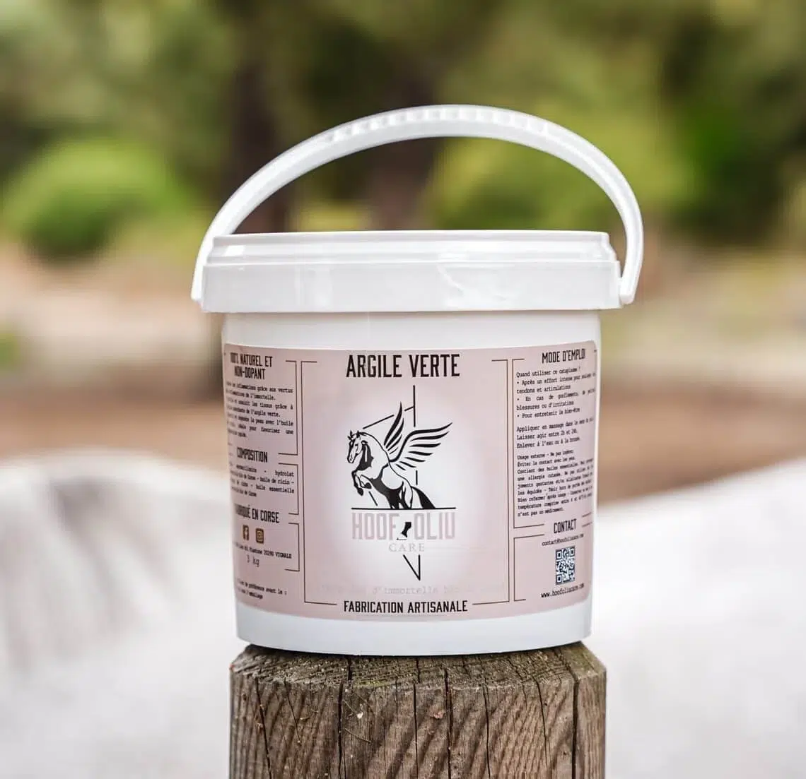 argile verte pour soin chevaux