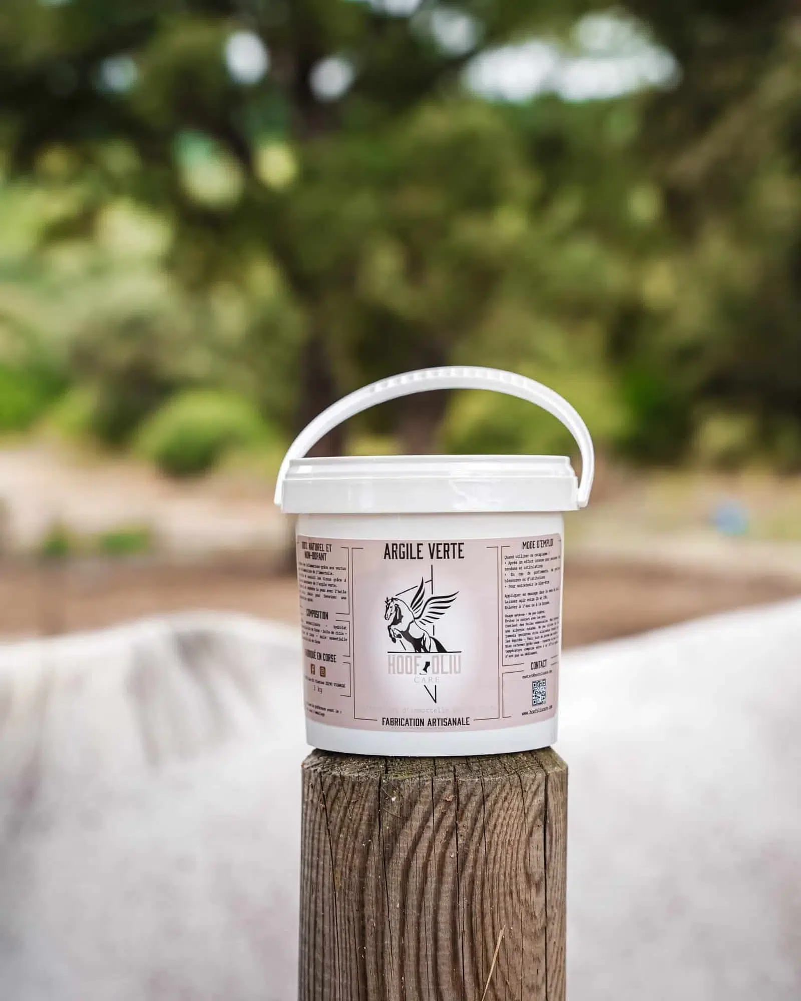 argile verte pour soin chevaux